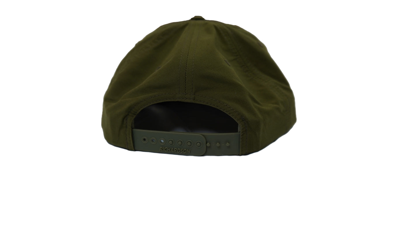 TFC Dark Green Flat Brim Rope Hat