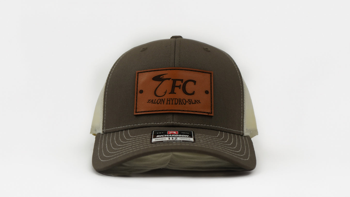 Chocolate Chip/Birch TFC Leather Patch Hat