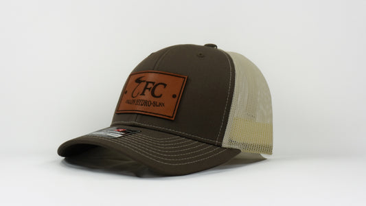 Chocolate Chip/Birch TFC Leather Patch Hat